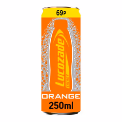 Lucozade Energy Drink Orange 250ml (Pack of 24)