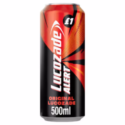 Lucozade Alert Original Energy Drink 500ml (Pack of 12)