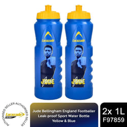 Lucozade Sport x Jude Bellingham LeakProof Sports Water Bottle, 2x1L