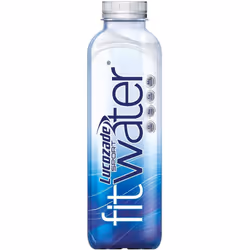 Lucozade Sport Fit Water - 12 Bottles x 600ml - Purified Spring Water Drink - 4 Key Electrolytes - Zero Calories - Enhances H ...