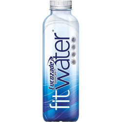 Lucozade Sport Fit Water - 12 Bottles x 600ml - Purified Spring Water Drink - 4 Key Electrolytes - Zero Calories - Enhances Hydration & Fuels Performa