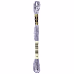 DMC Stranded Cotton Embroidery Thread 318 - per skein