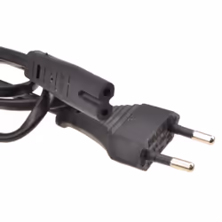 2 Pin Euro Plug to Figure of Eight 8 C7 Plug Power Cable 6ft 1.8m