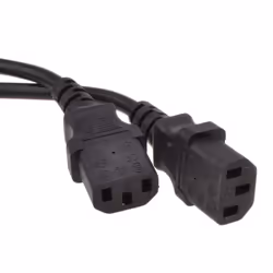 European Schuko Plug to 2 x IEC C13 Kettle Lead Plugs Power Cable 2m