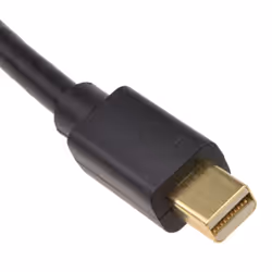 kenable Mini DisplayPort Male Plug to Display Port Plug Monitor Cable Black 2m