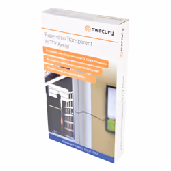 Lightweight Indoor Aerial for Freeview HDTV Paper Thin 3m RF Cable
