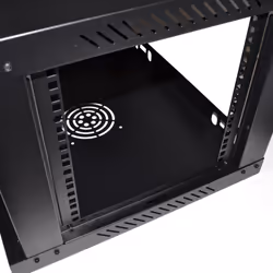 kenable Flat Pack Data Cabinet for Rack Mounted Networking Small 6U Wall 450mm