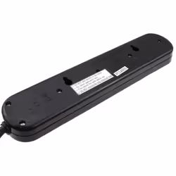 kenable IEC C14 to 4 Way UK Mains Sockets Lead UPS Power Splitter 1m BLACK