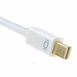 kenable Mini DisplayPort V1.2 4K Male Plug to DVI D 24+5 Socket Adapter White