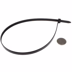 enTie Black Cable Ties 7.2mm x 500mm Nylon 66 UL Approved [100 Pack]