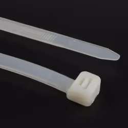 enTie Natural White Cable Ties 7.2mm x 300mm Nylon 66 UL Approved [100 Pack]