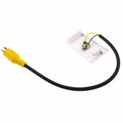 kenable RCA Yellow Composite Audio SPDIF Custom Face Plate Module Stub 15cm