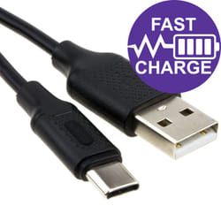 kenable USB Type C to Type A Fast Charge Charging 22AWG Lead Mobile Phone Cable 2m