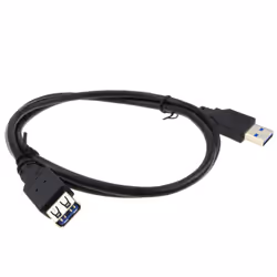 kenable USB 3.0 24AWG High Speed Extension Cable Type A Male to Female BLACK 1m