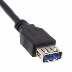 kenable USB 3.0 24AWG High Speed Extension Cable Type A Male to Female BLACK 2m