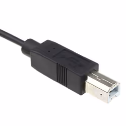 kenable USB 3.1 Type C to B Type Plug Laptop MacBook to Printer Cable Black 2m