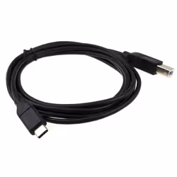 kenable USB 3.1 Type C to B Type Plug Laptop MacBook to Printer Cable Black 2m
