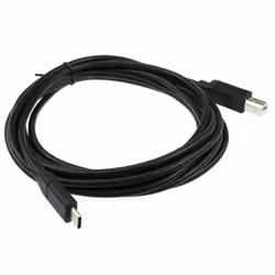 kenable USB 3.1 Type C to B Type Plug Laptop MacBook to Printer Cable Black 3m