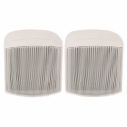 C25V 100V 8Ohm Compact 2.5Inch Background Speakers White [Pair]