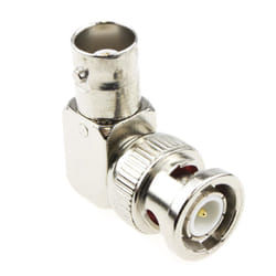 kenable BNC Female Socket to Plug Right Angled Adapter for CCTV Camera Cables