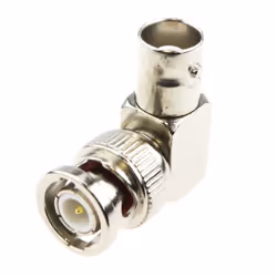 kenable BNC Female Socket to Plug Right Angled Adapter for CCTV Camera Cables