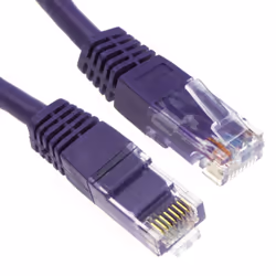 kenable Ethernet Network Cable Cat6 GIGABIT RJ45 COPPER Internet Patch Lead Purple 1m