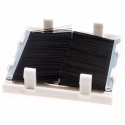 kenable Brush Filled Circle Aperture Blank for Wall Face Plate Cable Tidy Module