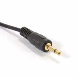 kenable 3.5mm Mono Jack Plug to 3.5mm Socket Extension Cable GOLD 5m