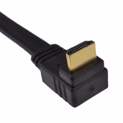 kenable RIGHT ANGLE 90 FLAT HDMI Extension Cable Plug To Female Socket  1m