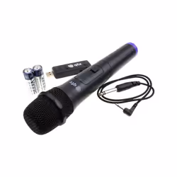 USB Powered Wireless UHF Handheld Karoke Singing Microphone Set 863.2MHz