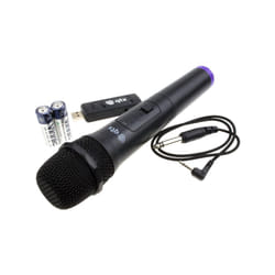 USB Powered Wireless UHF Handheld Karoke Singing Microphone Set 863.2MHz