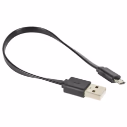 Short Flat Micro B USB Sync & Charge Cable for Smart Phone Tablet 0.2m 20cm