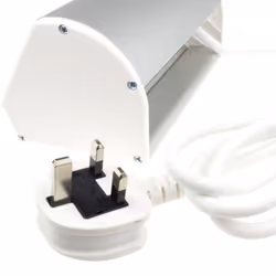 kenable Desktop Bench Table Mountable PDU 2 x UK Sockets & 2 x USB Ports Power Pod White
