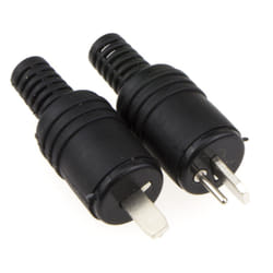 kenable 2 pin DIN Plug Speaker and HiFi Connector Screw Terminals Strain [2 Pack]