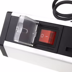 kenable Desktop Bench Table Mountable PDU 2 x UK Sockets & 2 x USB Power Pod Switched
