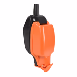 Single 1 Gang Fully Water Weatherproof 3 Pin UK Power Socket Outdoor Outlet IP54