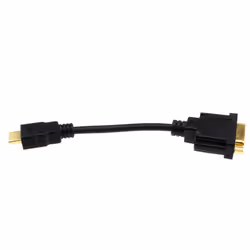 kenable DVI D 24+1 Socket to HDMI Digital Plug Adapter Converter Cable 15cm GOLD