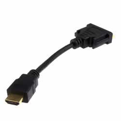 kenable DVI D 24+1 Socket to HDMI Digital Plug Adapter Converter Cable 15cm GOLD
