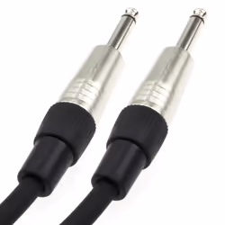 kenable 6.35mm Mono Loud SPEAKER Cable PA System Amplifier Lead 5m