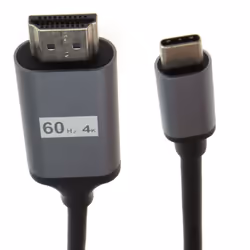 kenable Encab USB 3.1 Type C to HDMI Lead 4K 60Hz UHD Cable Adapter Black 1.8m Retail