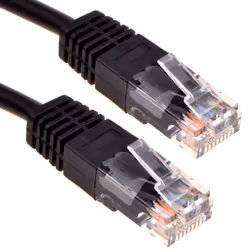 kenable Black Network Ethernet RJ45 Cat 5E UTP PATCH LAN COPPER Cable Lead 1.5m