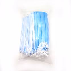 kenable Protective Face Mask 3 ply Disposable Adult Blue Breathable Non Woven [50 Pack]