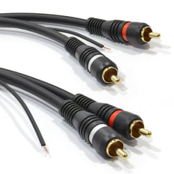 kenable Twin RCA Shielded Phono Audio Cable Oxygen Free Copper & Tag Wire 5m