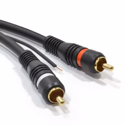 kenable Twin RCA Shielded Phono Audio Cable Oxygen Free Copper & Tag Wire 5m