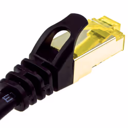 kenable CAT7 600Mhz 10Gig F/FTP Shielded RJ45 Network Ethernet Cable  2m Black