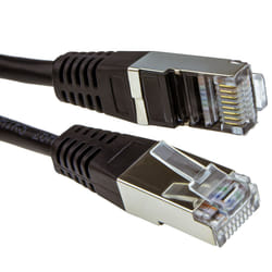 kenable Shielded FTP Network Ethernet RJ45 Cat5E CCA PATCH 26AWG Cable  5m Black
