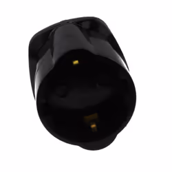 kenable Schuko Euro Plug Socket to 13A 3 Pin UK Plug Adapter Black
