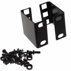 kenable 1U Rack Mount Data Cabinet Recessing Bracket with Cage Nuts 50mm Deep