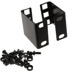 kenable 1U Rack Mount Data Cabinet Recessing Bracket with Cage Nuts 50mm Deep