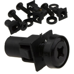 kenable Quick Push Fit M6 Cage Nuts for Network Data Cabinet Rack Mount [4 Pack]